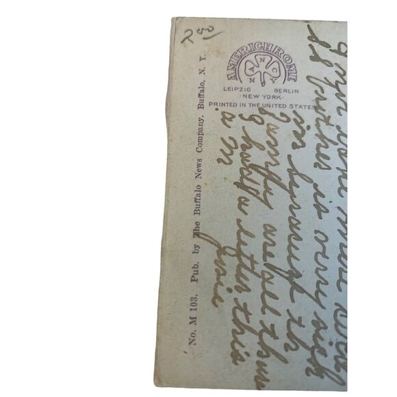 Vintage Steamer Americana Leaving Foot of Main St. for Crystal Beach Ontario Pos - Picture 4 of 5